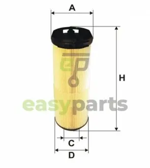 Фільтр повітряний MB C-class (W203) 2.0-2.2CDI 00-07 WIX FILTERS WA9510
