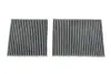 Фільтр салону Citroen C3 09-/C4 Cactus/Peugeot 2008 13-/207 06-15/208 12- (к-кт 2шт.) (вугільний) WIX FILTERS WP9257 (фото 1)