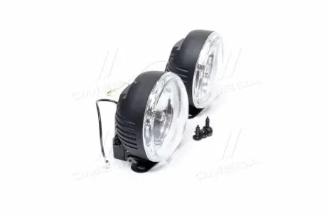 Фари додаткові білі, H3/12V/55W, D=90mm <ДК> Дорожная Карта DK-W266