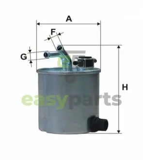 Фільтр паливний Nissan Navara/Armada 2.5dCi 05- WIX FILTERS WF8426