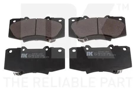 Гальмівні колодки пер.Toyota Hilux 2.5 D-4D 07- NK 2245100