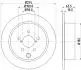 Гальмівний диск зад. SUBARU FORESTER 13- 274X10 HELLA 8DD 355 120-341 (фото 4)