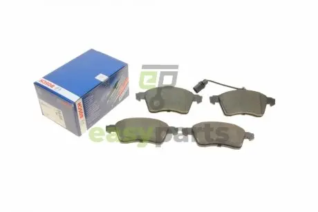 Колодки гальмівні (передні) VW T4 90-03 R15 (+датчик) BOSCH 0 986 424 537