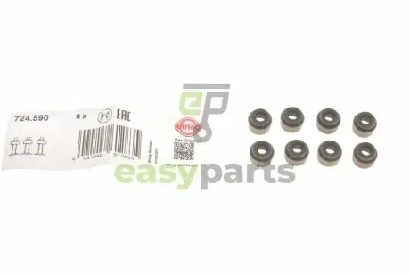 Сальник клапана (впуск/випуск) VW Caddy III/IV 1.2/2.0 TSI/TDI 95- (6x8.8/12.2x9.3) ELRING 724.590