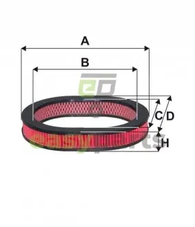 Фильтр воздушный /320 (WIX-Filtron) WIX FILTERS WA6011