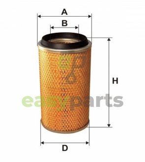 Фільтр повітряний VW LT 28-35 2.4 D 78-92 WIX FILTERS WA6086