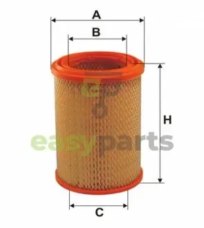 Фильтр воздушный /211 (WIX-Filtron) WIX FILTERS WA6392