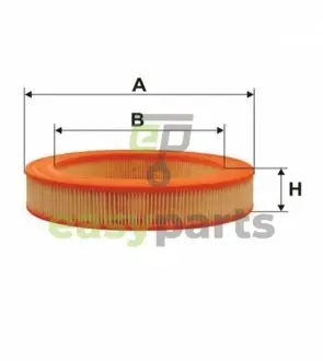 Фільтр повітряний Honda Accord/Mitsubishi Lancer 1.2-1.6 78-84 WIX FILTERS WA6408