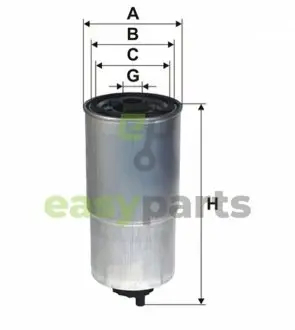 Фільтр паливний Fiat Punto 1.9JTD -12/Kia Sorento 2.5CRDi 02-11 WIX FILTERS WF8327