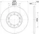Диск гальмівний зад. Ford Transit 2.2 TDCi 06- HELLA 8DD 355 113-291 (фото 4)