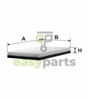 Фільтр салону VW Passat B3/B4 88-97 WIX FILTERS WP6890