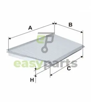 Фільтр салону MB C-class (W203) 00-07/CLC (C203) 08-11/CLK (C209) 02-09 WIX FILTERS WP9102