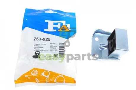 Кронштейн кріплення глушника Nissan Primera 1.6-2.2 dCi 02- (гумометалевий) Fischer Automotive One (FA1) 753-925