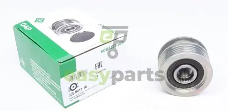 Шків генератора VW T5 1.9/2.5 TDI/Caddy 1.4/1.6i/1.9 TDI 95-09 INA 535 0018 10