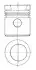 Поршень VW Passat/Golf III/Caddy/ Audi 100 1.8 82- (81.51mm/+0.5) KOLBENSCHMIDT 93928620 (фото 3)
