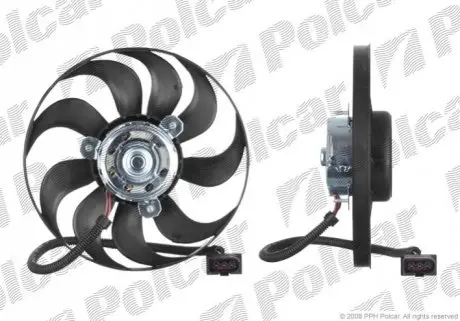 Вентилятор радіатора VW Golf 4/Bora/Octavia Polcar 954123U1