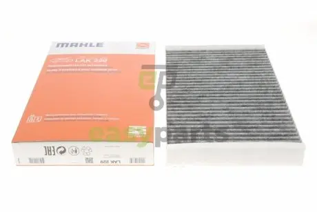 Фільтр салону MB Vito (W639) 03- (вугільний) MAHLE / KNECHT LAK229