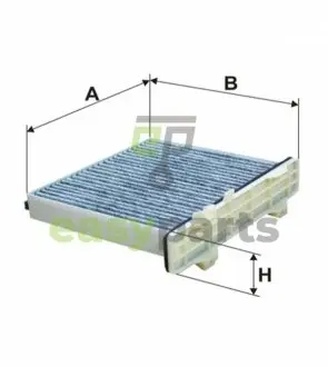 Фильтр салона угольный (WIX-Filtron) WIX FILTERS WP9373