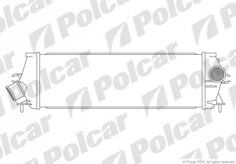 Интеркулер Renault Trafic 2.0/2.5 DCI 06- Polcar 6027J8-1 (фото 1)