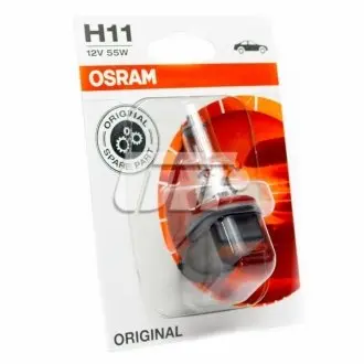 Автолампа H11 12V 55W PGJ19-2 в блiстерi OSRAM 64211_01B