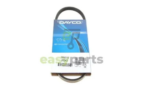 Ремінь генератора Daihatsu Sirion 1.0i 98-05 DAYCO 3PK515