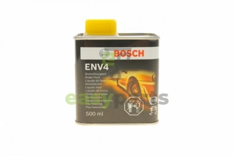 Рідина гальмівна DOT4 (0.5L) ENV4 (металева каністра) BOSCH 1 987 479 201