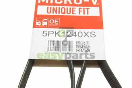 Ремінь генератора Opel Vectra C/Signum 1.6/1.8 02-15 Gates 5PK1240XS