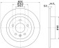 Гальмівний диск Opel Astra, Zafira, 10- HELLA 8DD 355 116-601 (фото 4)