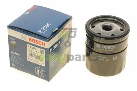 Фільтр масляний Opel 1.0-2.4i 62-00 (бензин) BOSCH 0451102056