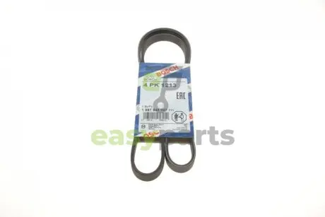 Ремінь генератора Audi A4/A6 2.5TDI 00-05/ Peugeot 205/305/309 1.9-2.5 TD 90-94 (4PK1213) BOSCH 1 987 946 007