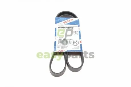 Ремінь генератора Fiat Ducato 1.9D/TD 94-02 (5PK1040) BOSCH 1 987 947 924
