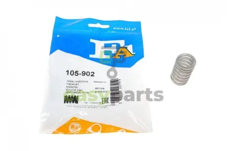 Пружина труби вихлопної BMW/Citroen/Fiat/Hyundai/Kia/Lexus/Mitsubishi/Peugeot/Smart/Toyota Fischer Automotive One (FA1) 105-902