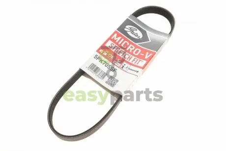 Ремінь генератора Ford C-Max/ Focus II-III/Volvo C30/S40 II/V50 1.8-2.0 03- Gates 5PK705SF