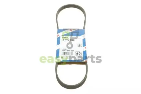 Ремінь генератора Nissan Primera/Micra/Note 1.2-2.0 90-10/Chevrolet Aveo 1.2 04- (4PK830) BOSCH 1 987 947 857