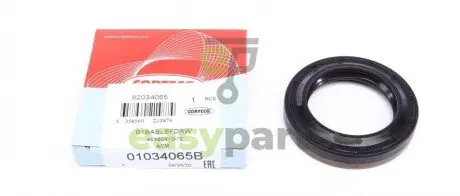 Сальник вала первинного КПП Ford Mondeo/Focus II 2.5 04-12/півосі (40х60х10/12) CORTECO 01034065B