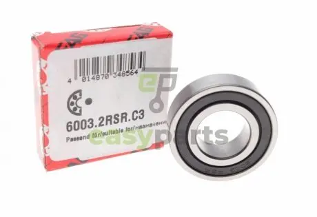 Підшипник (17x35x10) FAG 6003.2RSR.C3