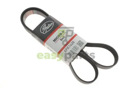 Ремінь генератора Ford Transit Connect 02-13/Focus 1.8 TDCi 99-05/Toyota Avensis 03-12/Corolla 01-07 Gates 6PK1420