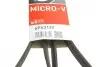 Ремінь генератора MB Sprinter 2.3D (+AC) Gates 6PK2120 (фото 6)
