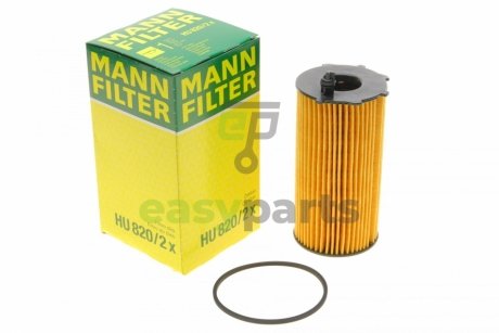 Фільтр оливи MANN HU820/2X (фото 1)