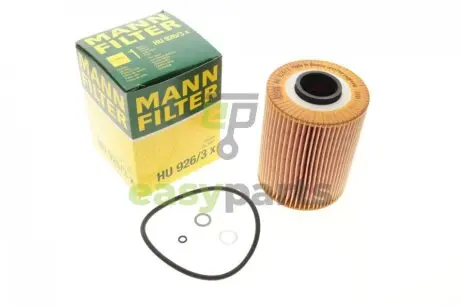 Фільтр масляний BMW 3 (E36/E46)/5 (E34) 2.0/2.5i 90-96 (M50/M52) MANN HU926/3X