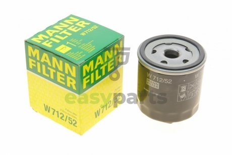 Фільтр оливи MANN W712/52