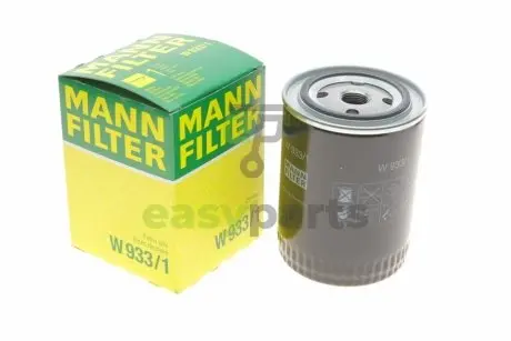 Фільтр масляний Ford Maverick 2.7TD 96-98/Nissan Pathfinder/Patrol 2.0-3.2d 86-97 MANN W933/1