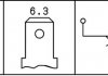 Датчик тиску масла 0,9 bar VW (сірий) HELLA 6ZL 003 259-481 (фото 2)