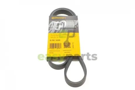 Ремінь генератора Mazda 323/626 1.8-2.0 97-02/Opel Astra G/Vectra B/C 2.0/2.2 00-08 Contitech 5PK1030