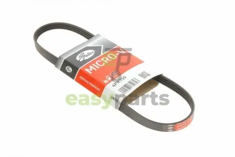 Ремінь генератора Fiat Bravo/Hyundai Getz 1.1-1.4 92-09 Gates 4PK750