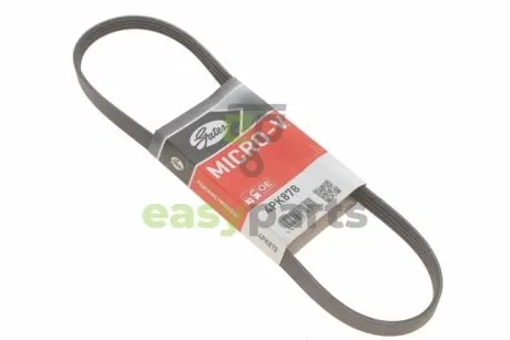 Ремінь генератора Mazda 323 1.3-1.8 -93/Hyundai Elantra 2.0 00-06/Toyota Camry 3.0 96-06 Gates 4PK878