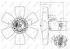 Вентилятор радіатора кондиціонера VW Caddy II/Golf II-III/Passat 1.0D-2.0 80-02 NRF 47429 (фото 2)