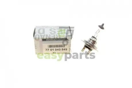 Автолампа H7 12V 55W PX26d RENAULT / DACIA 7701040849