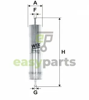 Фільтр паливний Land Rover Freelander 2.0 TD4 00-06 WIX FILTERS WF8411