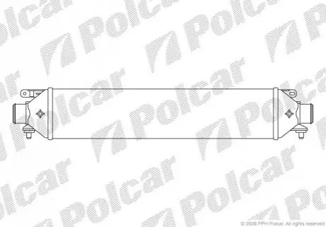 Інтеркулер Fiat Doblo 1.6D/2.0D 10- Polcar 3024J8-3
